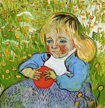 Niño con Naranja Vincent van Gogh Pinturas al óleo